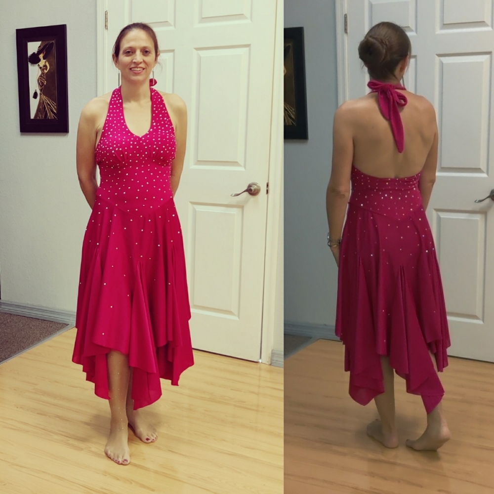 4 dresses Ballroom and Latin dance attire